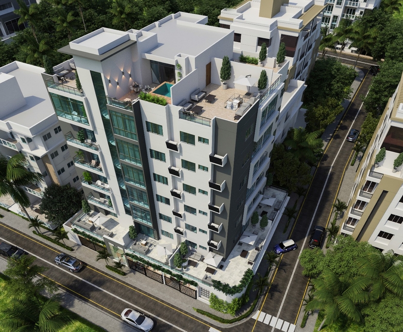 Torre de Apartamentos en Venta a 300 metros de Downtown Center en Mirador Norte ID 2806
